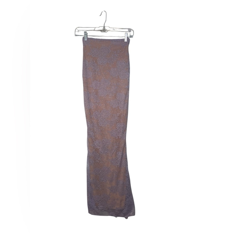 Nookie New Lilac Lace Heaven Maxi Skirt XS